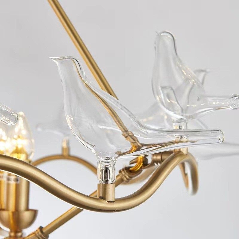 美式小鸟客厅吊灯卧室餐厅后现代别墅时尚客房创意个性大厅轻奢灯,家装灯饰光源,餐厅吊灯,淘宝优惠券,粉丝福利购,淘宝优惠卷