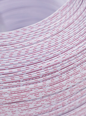 电子线246826awg排线导体7*0.12镀锡铜红白排线10p电线电源线批发