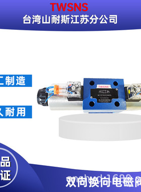 TWSNS电磁阀4WE10G10E10H10J双向换向阀AC220VDC24V