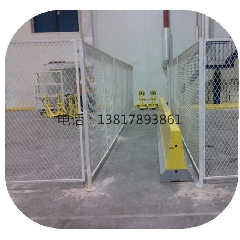 框架菱形孔护栏网市政道路隔离栅栏仓库隔离厂区围墙安全防护围栏