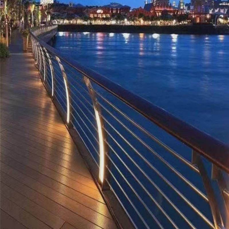 大量现货灯光护栏好灯光防护栏景观灯光隔离栏美观大方品质桥梁