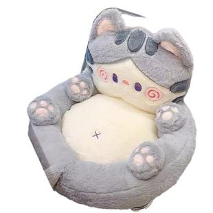 可爱懒人沙发椅榻榻米地上卡通看书坐垫儿童女孩阅读区卧室小坐墩