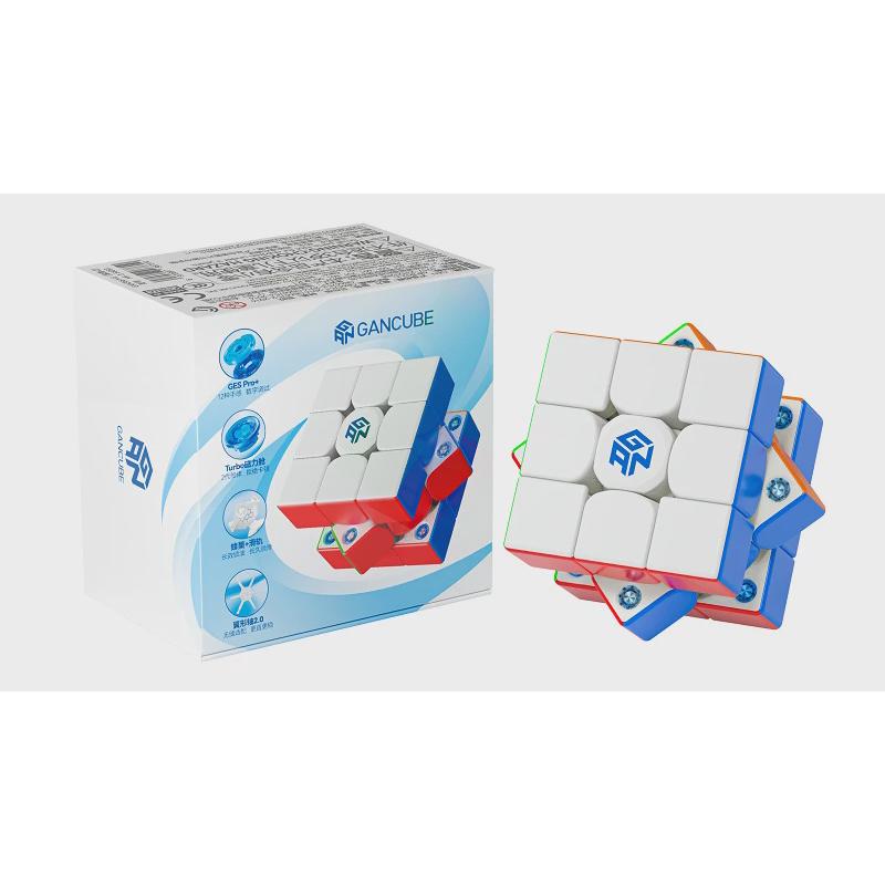 新GAN356ME三阶磁力魔方专业比赛轴距雾面专业比赛磁力三阶魔方