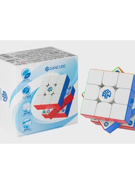 新GAN356ME三阶磁力魔方专业比赛轴距雾面专业比赛磁力三阶魔方