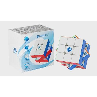 新GAN356ME三阶磁力魔方专业比赛轴距雾面专业比赛磁力三阶魔方