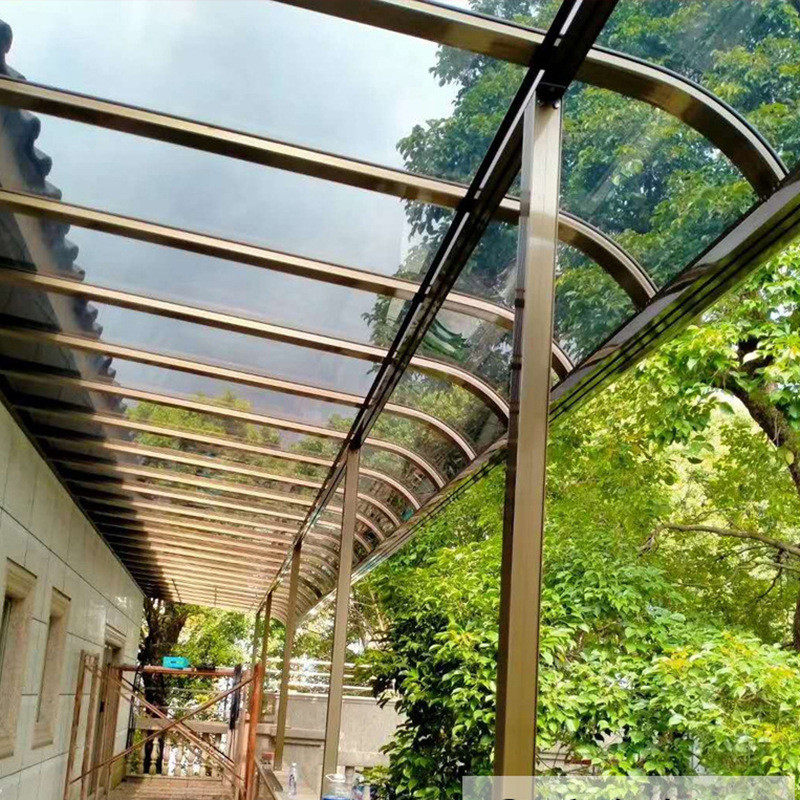雨棚别墅庭院防雨屋檐雨搭家用窗户蓬户外靠墙遮阳蓬加厚篷阳光房