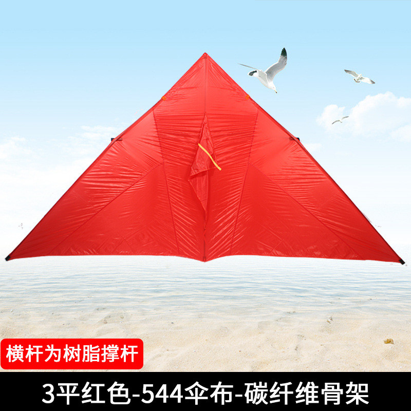 2020年风筝特大风筝高档三角抗大巨型易飞微风潍坊大型伞布新款