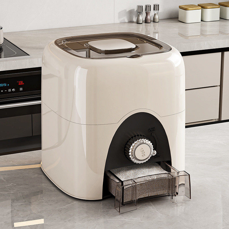 橱柜米桶家用防尘密封防潮五谷杂粮储存米缸2024旋转按压装米面箱,厨房/烹饪用具,米桶/米缸,淘宝优惠券,粉丝福利购,淘宝优惠卷