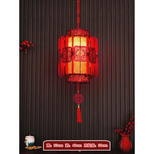 灯笼小春节新年宫灯2024阳台仿古大门口高端旋转挂饰新款过年中式