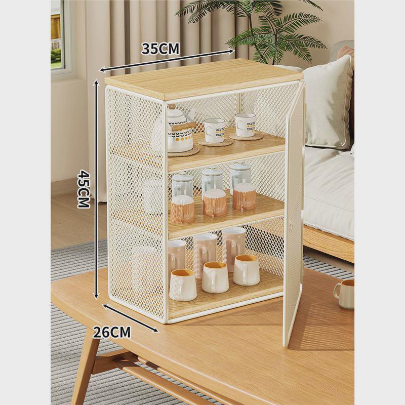 架子家用客厅多层水杯收纳整理架办公室防尘茶杯储物杯架子置物架