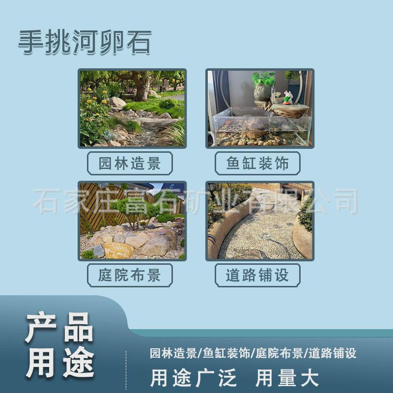 手挑大量5-8cm铺路鱼缸造景石头碎石滤料鹅卵石现货变压器鹅卵石