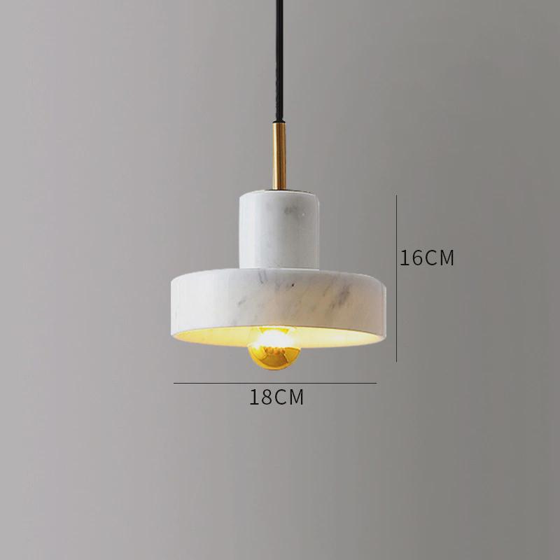 餐桌上市北欧轻大理石吊灯圆形白色绿色卧室新款酒吧灯具货源充足