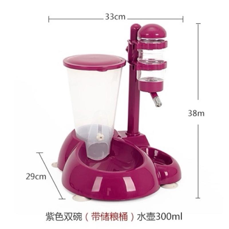 水器带吸盘不湿嘴狗狗饮水机自动立式比熊喝宠物猫咪喂水器