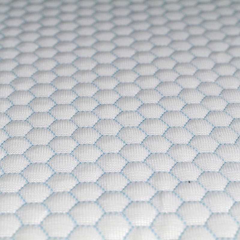 适用冰丝时尚新款针织面料凉感布沙发床垫面料透气针织提花布空气