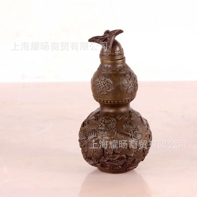 一件起批祥狮铜葫芦摆件铜狮子葫芦摆设家居装饰品礼品