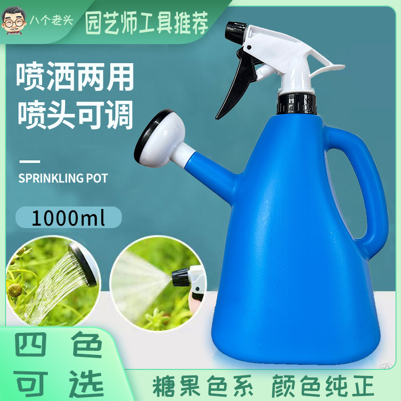 园艺浇花喷壶多肉植物瓜形喷水壶家用消毒喷壶手压式喷雾瓶洒水壶