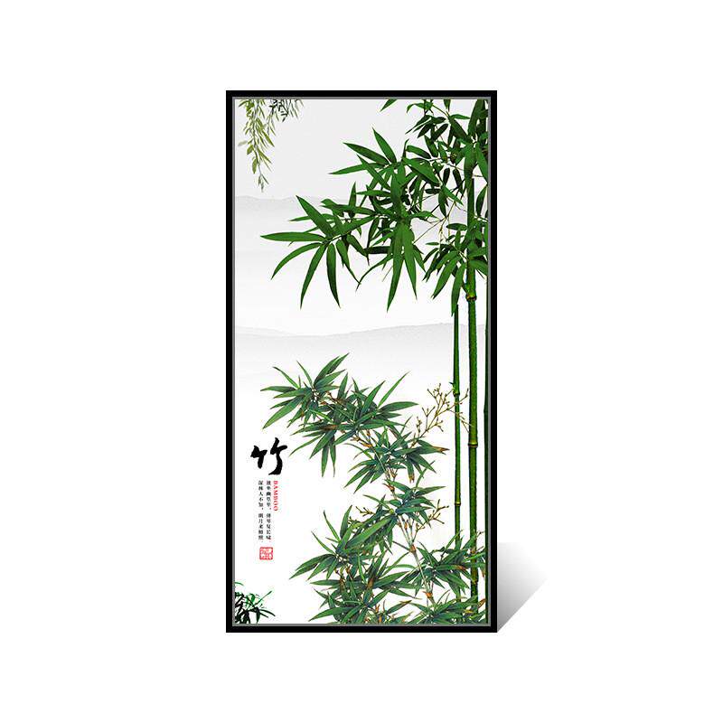 梅兰竹菊新中式装饰画客厅沙发背景画中国风茶室挂画玄关壁画批发