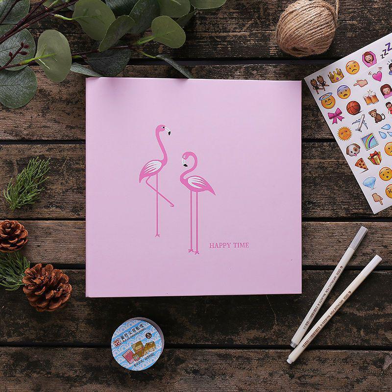 寸可写字插页式5diy6寸相册家庭影集手工本成长情侣恋爱纪念册