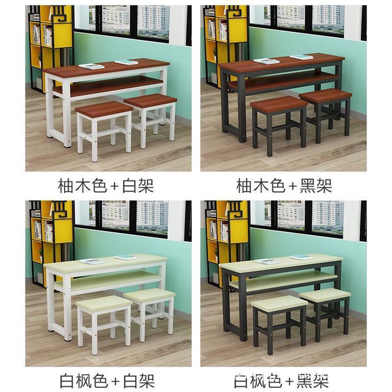 培训桌简易长条桌家用单双人课桌椅中小学生补习班辅导培训班书桌