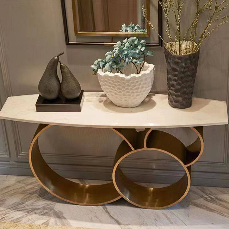 后现代不锈钢玄关桌轻奢玄关台简约走廊过道进门大理石玄关柜靠墙,家居饰品,现代装饰画,淘宝优惠券,粉丝福利购,淘宝优惠卷