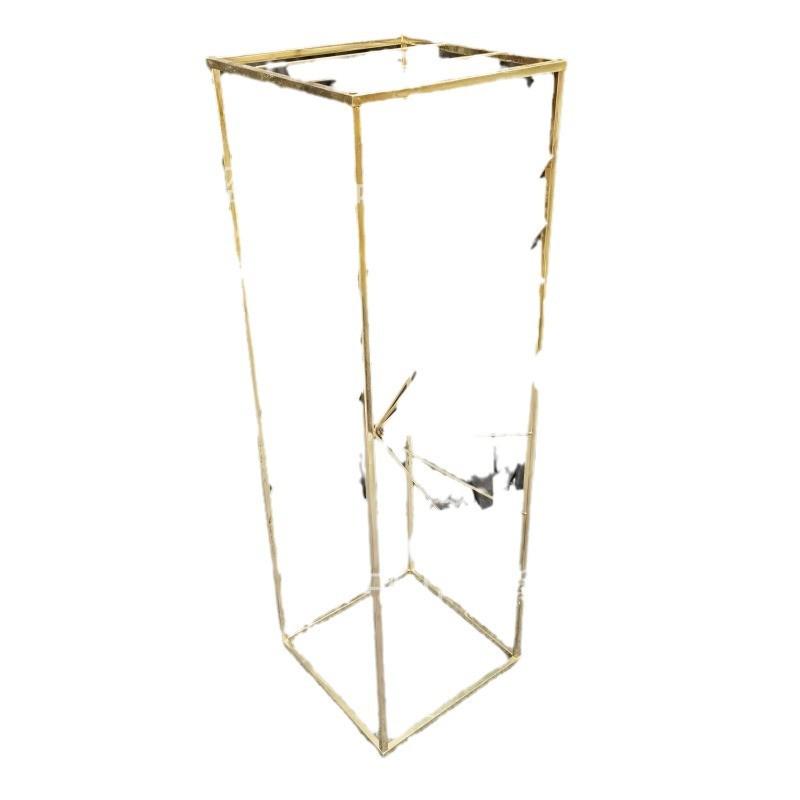 婚庆道具铁艺金色电镀几何路引花架方框舞台装饰橱窗摆件布置道具