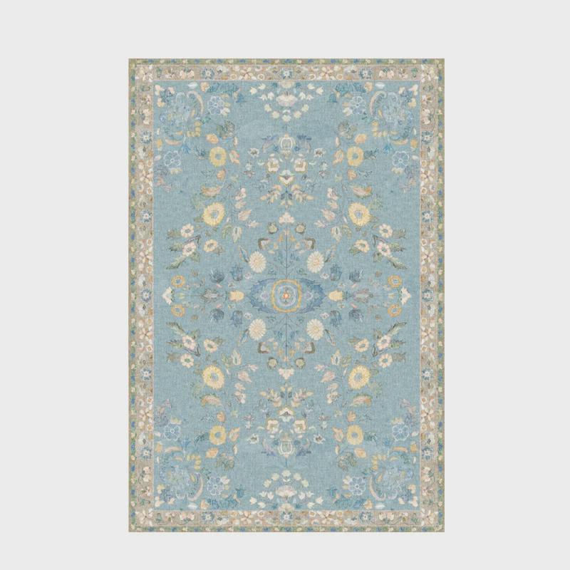 楼兰美惠欧式现代ins客厅沙发茶几垫北欧床边卧室地毯地垫长方形