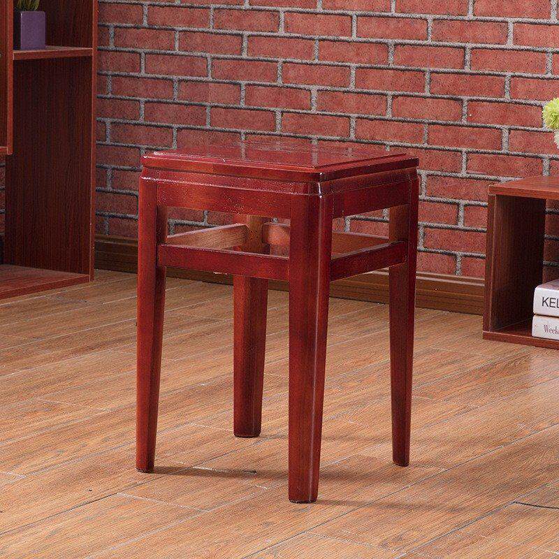 s^w实木餐桌凳长方凳家用高方凳课桌凳简约客厅板凳中式加厚榫卯