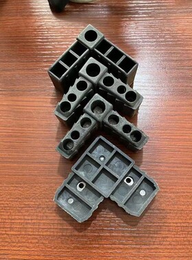 钢副框角码20*40方管角部连接件断桥铝合金门窗附框塑料插角配