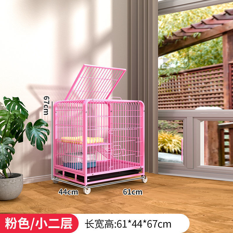 猫笼子家用猫别墅超大自由空间室内二层带厕所小型猫舍屋猫咪笼子