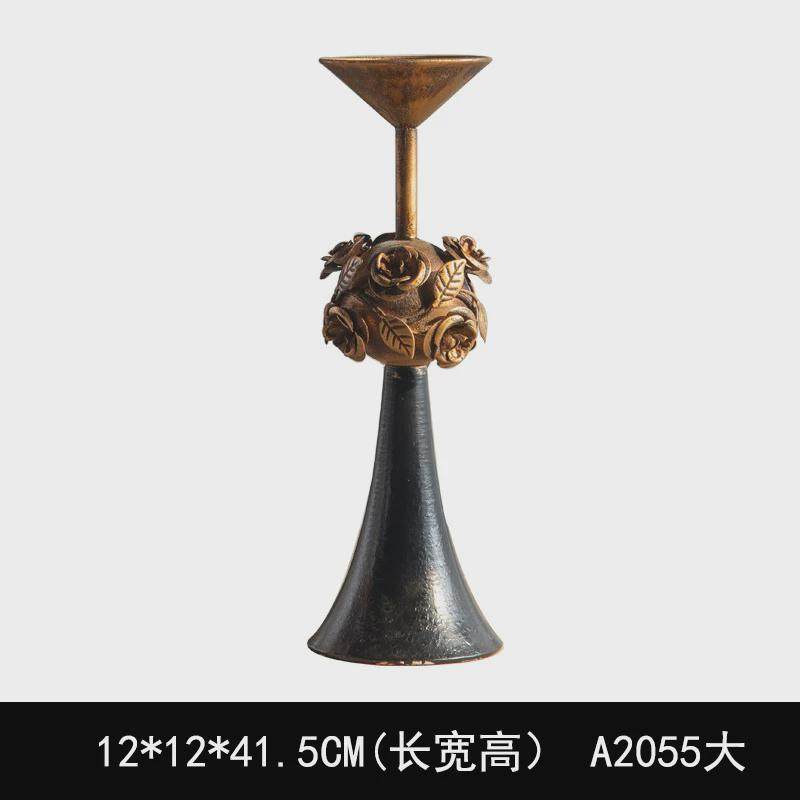 欧式复古做旧铁艺烛台烛光晚餐拍摄摆拍道具装饰婚庆桌面家居摆设,家居饰品,装饰摆件,淘宝优惠券,粉丝福利购,淘宝优惠卷