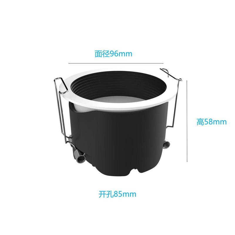 led防眩灯家用客厅窄边中山灯具天花灯无主筒灯嵌入式