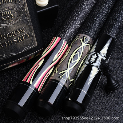 ty太一入门级台球杆ea美式大头杆九球中式八球桌球杆灰山脉10.5