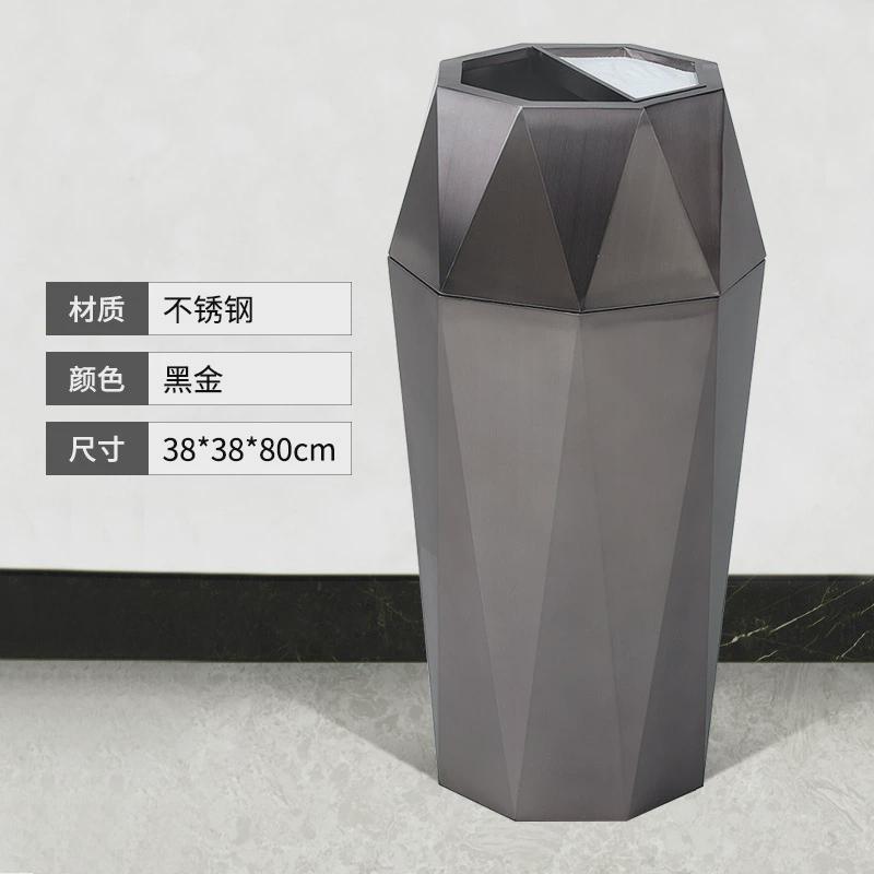 商用垃圾桶不锈钢创意烟灰缸带酒店大堂会所电梯口走廊过道烟灰桶