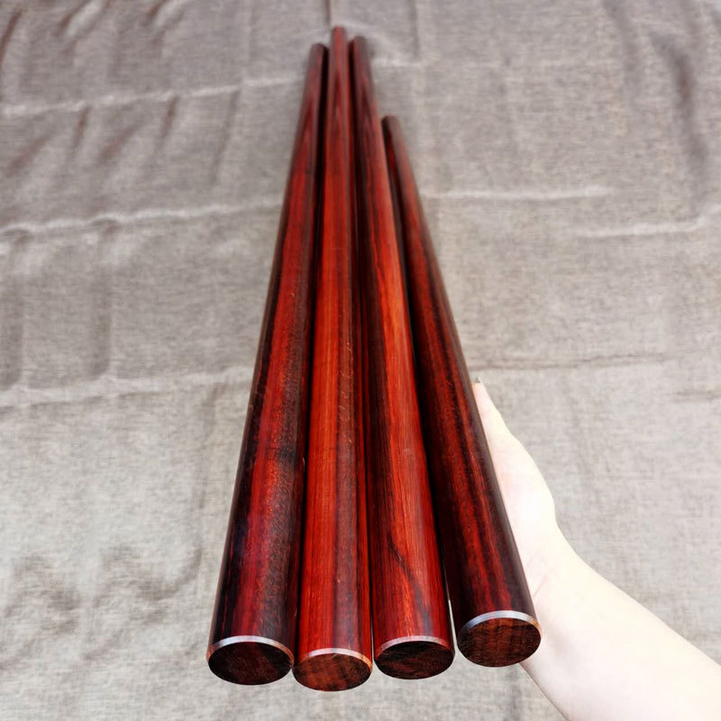 rkt4木棍把玩手把件男士随身紫檀长棍手捻盘玩件木雕木棍硬木实木