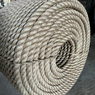 工艺园艺装饰护栏黄麻绳体育拨河宠物用不勒手diy吊牌灯饰绳现货