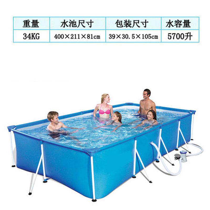 方形管架戏水池成人超大家庭儿童支架游泳池加厚鱼池,玩具/童车/益智/积木/模型,游泳池/游泳桶,淘宝优惠券,粉丝福利购,淘宝优惠卷