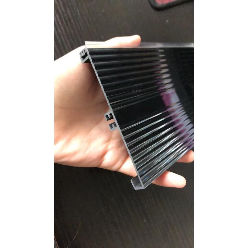 h^批橱柜家用五金pvc加厚可弯曲厨房踢脚板防水踢脚线挡水板整根