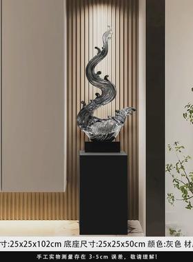 玄关风生水起钥匙收纳龙年摆件轻奢家居客厅高挡电视柜装饰办公室