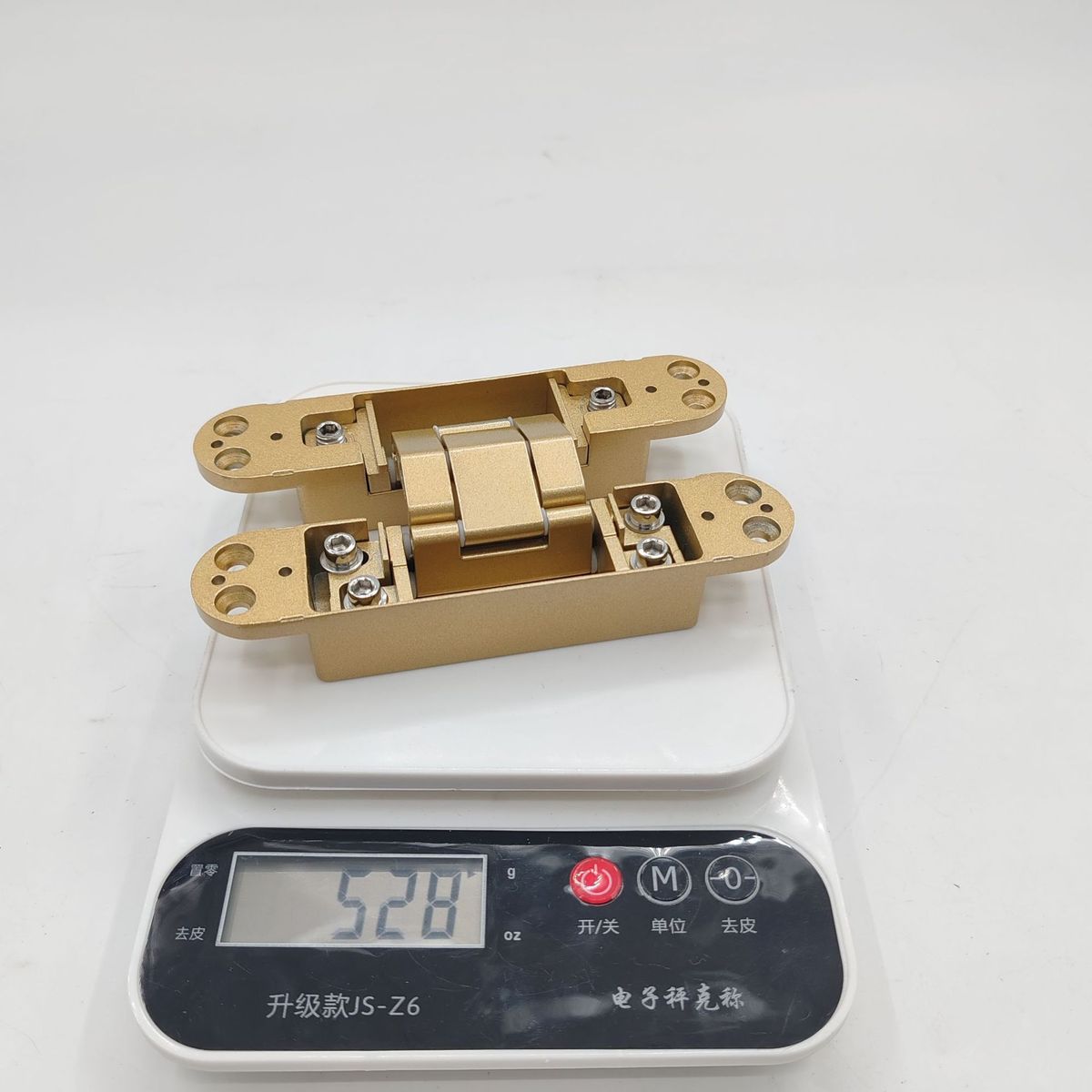 30*140三维隐藏隐藏工厂直销金色三维可调暗合页防盗门合页暗铰
