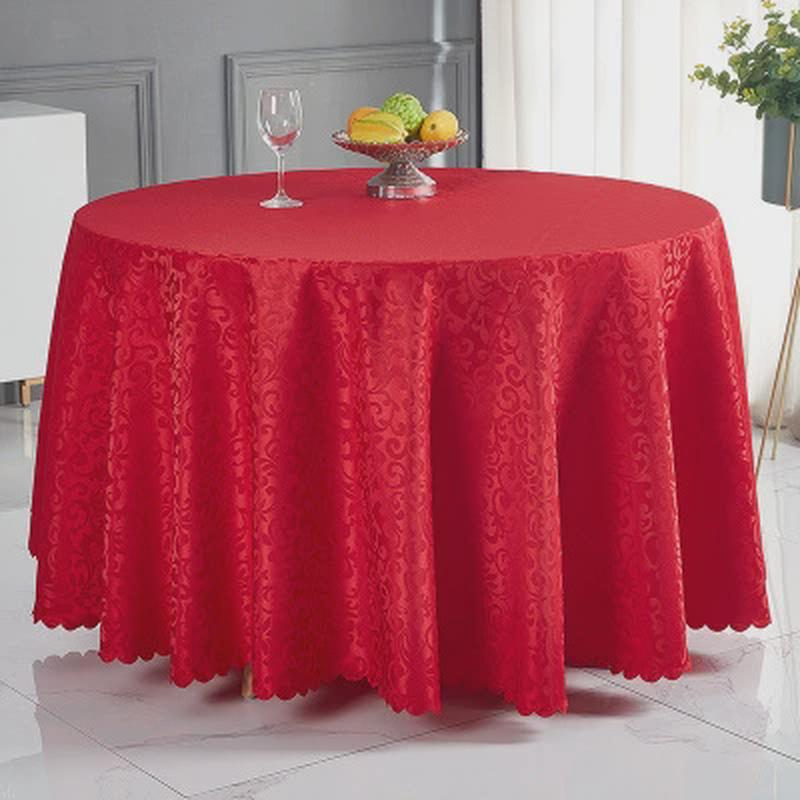 长方形圆形餐桌布酒店饭店大圆桌布方桌布宴会婚庆餐厅茶几台布