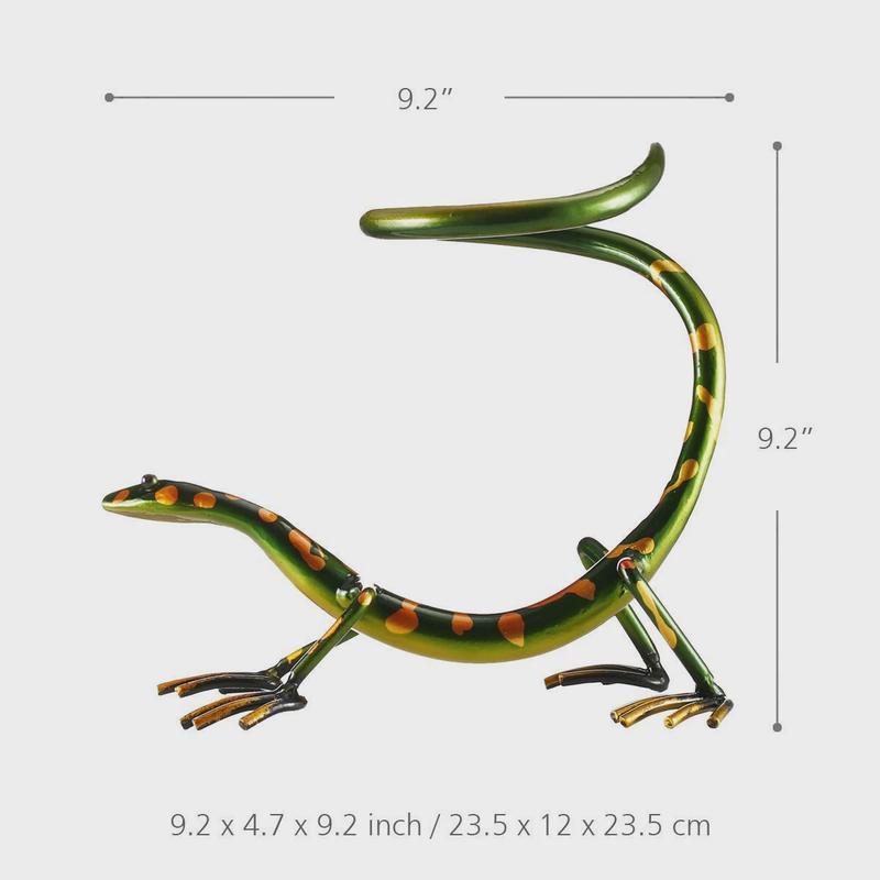 工艺品欧式家居装饰品铁艺壁虎葡萄酒展示架工艺品
