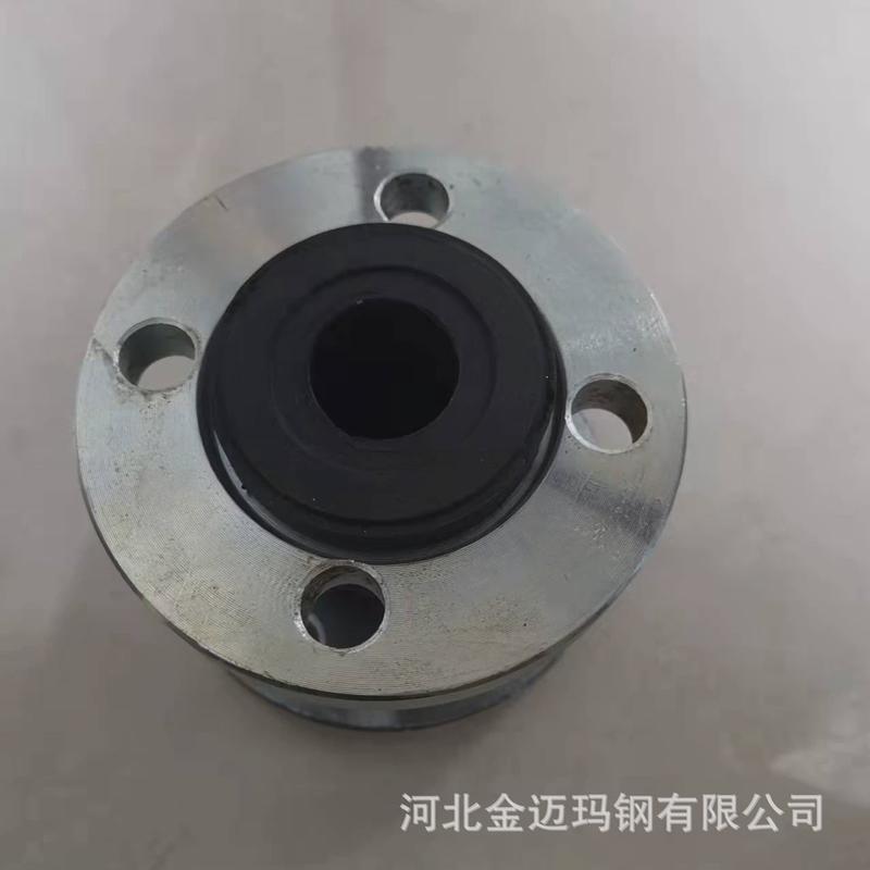 单法兰橡胶球连接件耐酸耐碱耐高温工业橡胶制品