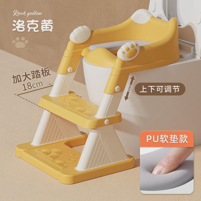 YQ宝宝踩脚凳可折叠儿童洗手台脚踏防滑垫脚凳洗漱台阶带扶手脚踩