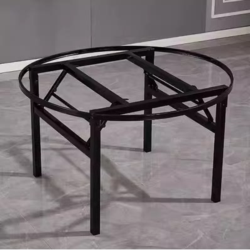 折叠桌架酒店大圆桌方桌折叠架餐桌腿便携式餐桌脚活动桌支架