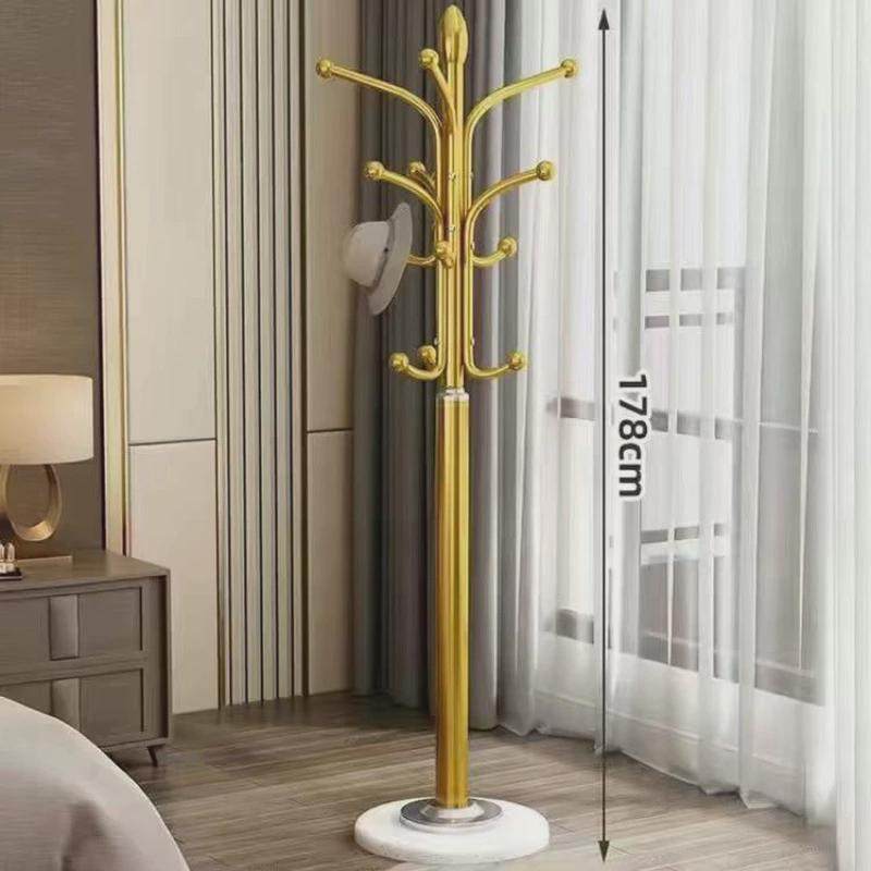 衣架落地立式高档衣帽架理石底座耐用落地挂衣架加粗多功能,收纳整理,置地/升降晾晒衣架,淘宝优惠券,粉丝福利购,淘宝优惠卷