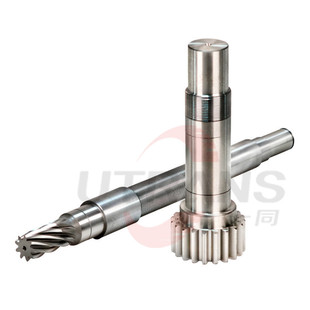 直齿轮轴加工厂家批量定制齿轮电机轴传动输出非标精密齿齿轮轴