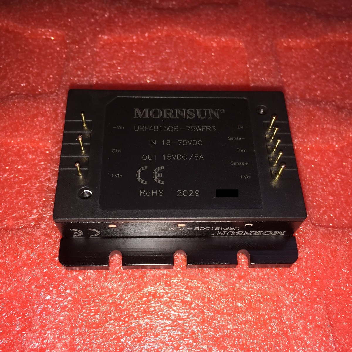 URF4812QB-150WFR3金升阳DC/DC 带铝底座 18-75V 隔离稳压12V输出