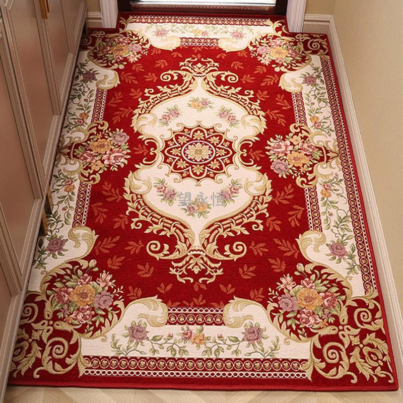 w網3新中式入户门地垫门口外进门客厅家用地毯高级感大门新房门垫