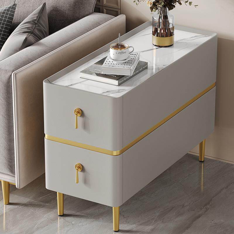 沙发边柜侧边柜移动茶几高款隔断角几轻奢现代简约可客厅沙发边几