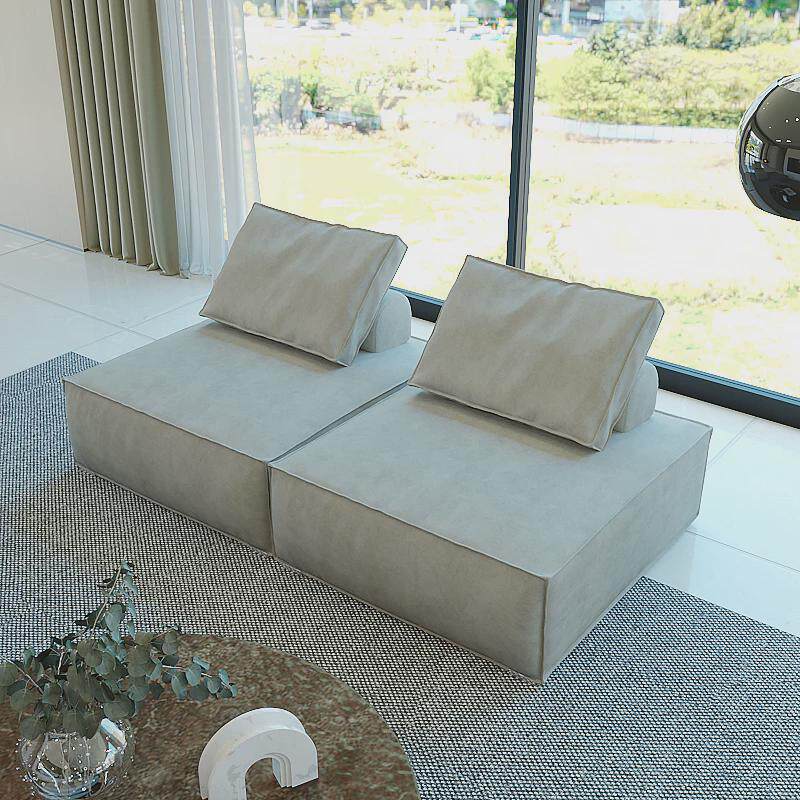 gz6m意式极简猫抓套子罩子全包豆腐块磨砂弹力布艺防沙发沙发套笠